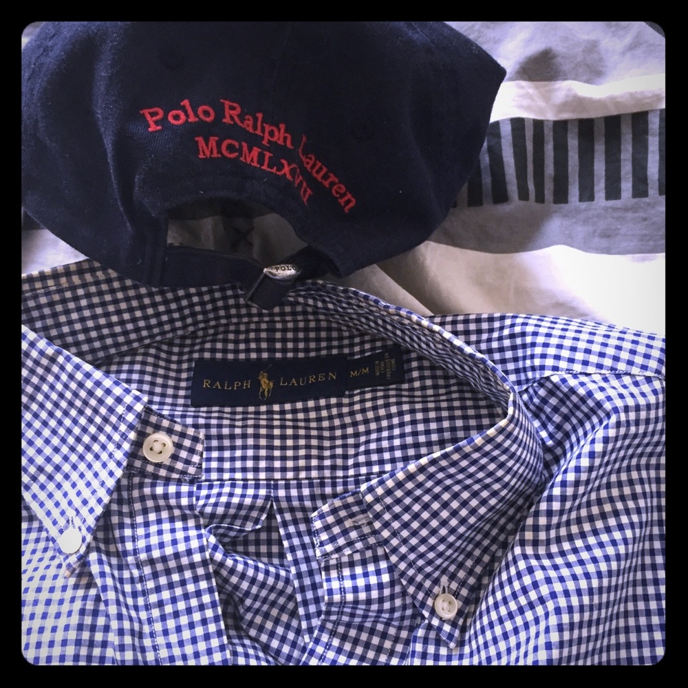 Polo hat and polo shirt